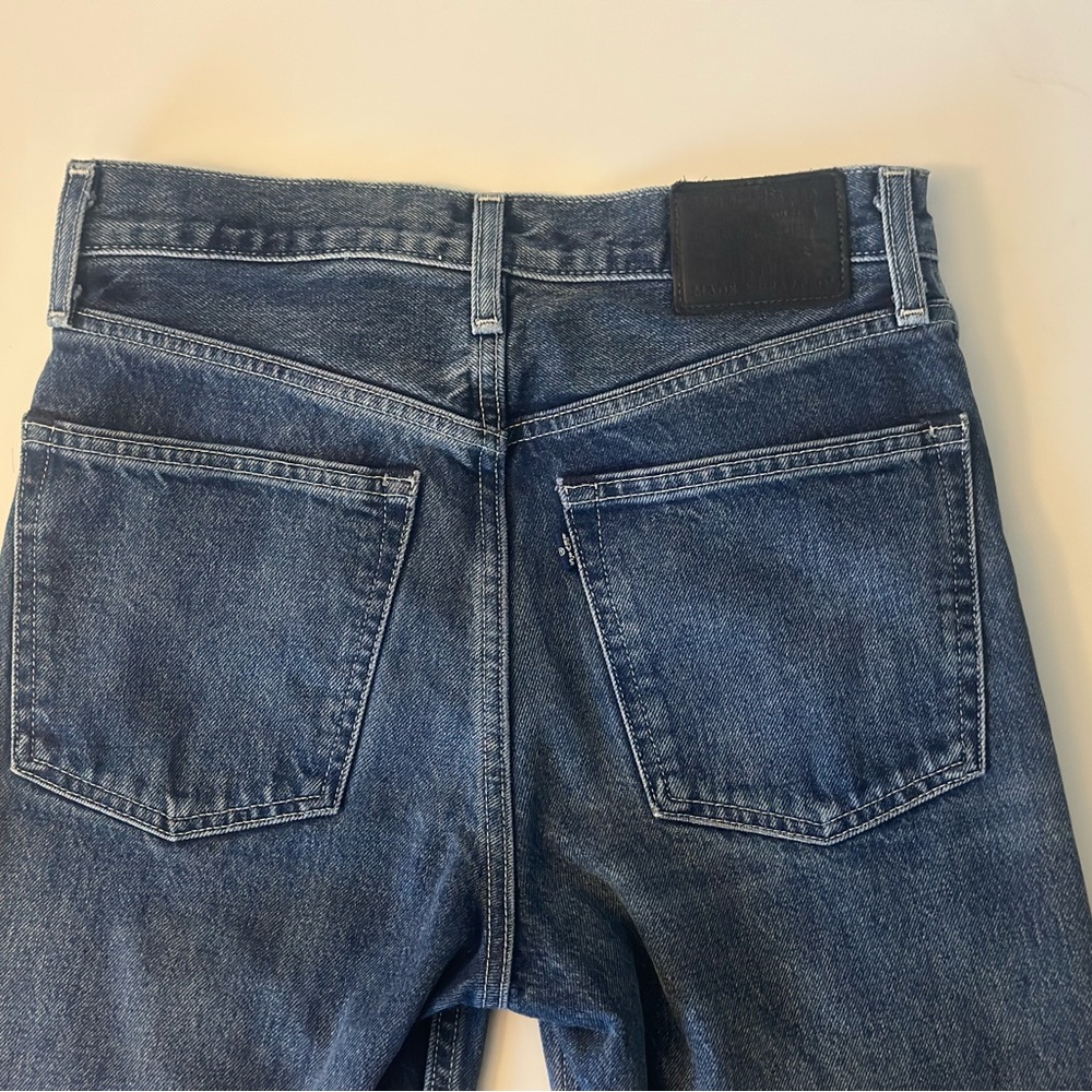 Levi’s Made & Crafted Column Pant Jeans 
Straight Ankle Size 24/27, Coastal Blue